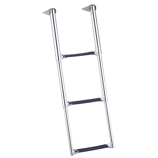 Over Platform Telescoping Drop Ladder