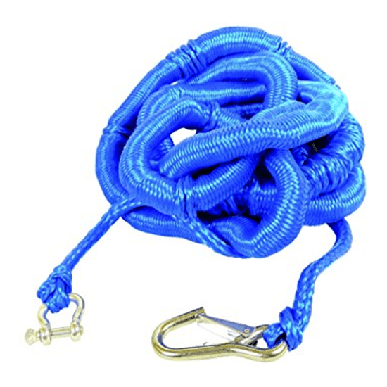 full view blue of Greenfield Products Anchor Buddy Stretch Anchor Rope