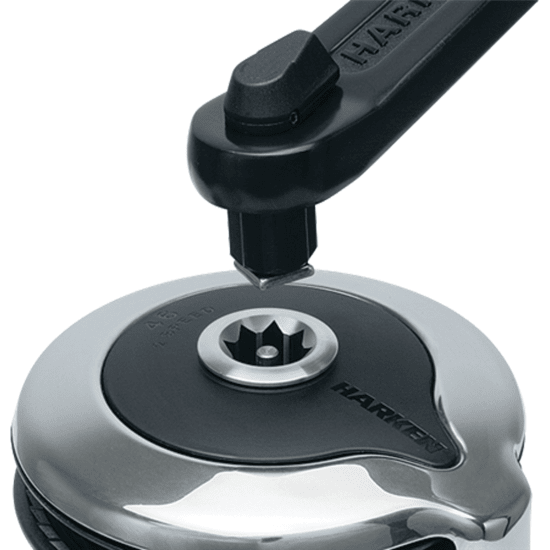 40 Electric SelfTailing Rewind Radial Winch Reverse Speed, Aluminum