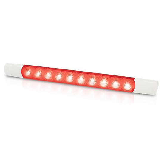 LED Surface Strip Lamps with Switch - Warm White & Red