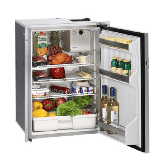 Open View of Isotherm Cruise 130 Drink Stainless Steel AC DC Fridge Only - 4.6 Cu Ft,130 Liters