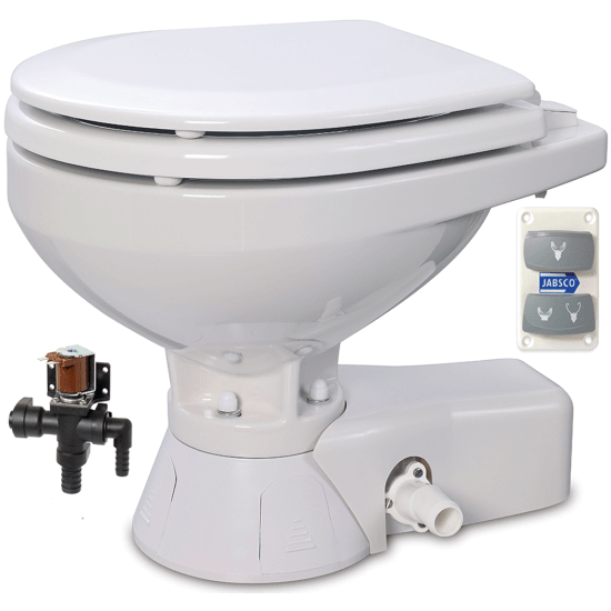 Quiet Flush Electric Toilet Compact Bowl