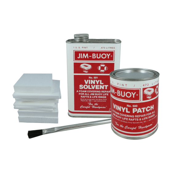 JimBuoy JimBuoy Vinyl Life Raft Repair Kit Fisheries Supply
