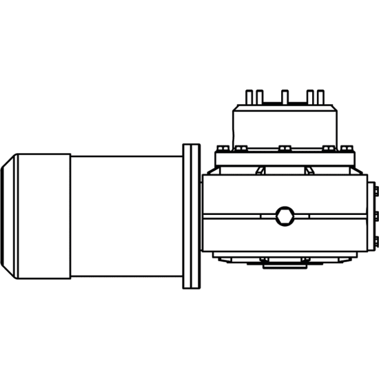 V Series Replacement Windlass Motor/Gearbox Assembly Lewmar