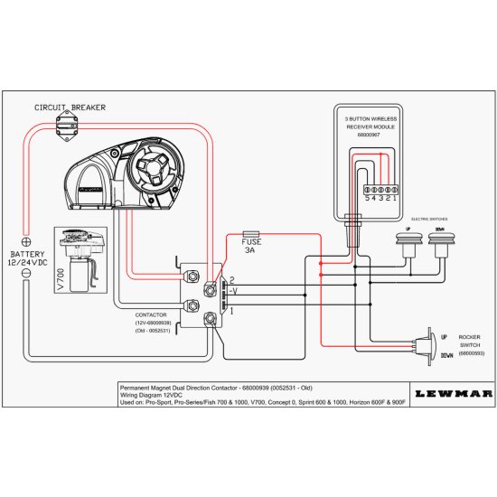 Lewmar 68000319 Fisheries Supply