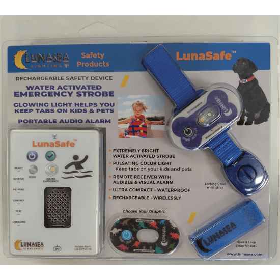 LunaSafe Water Safety Device w/ Transmitter & Alarm