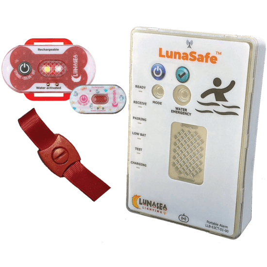 LunaSafe Water Safety Device w/ Transmitter & Alarm