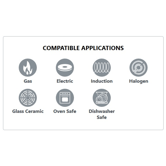 Magma 7 Piece Nesting Stainless Steel Induction Set Fisheries Supply