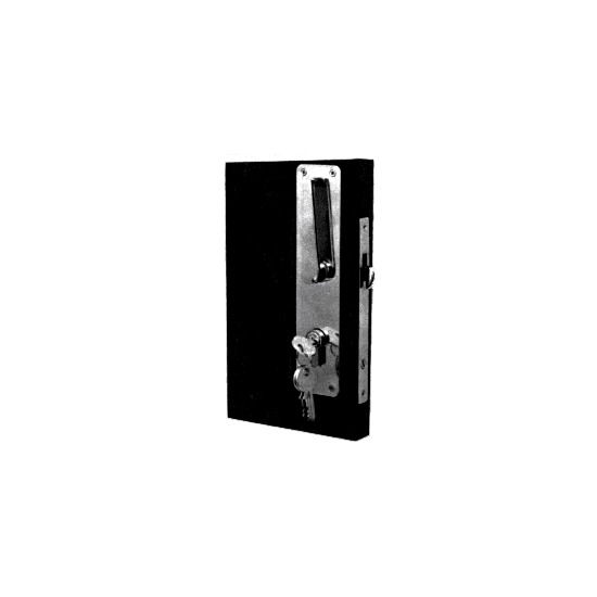 Mortise Sliding Door Lock - 3487T - Merit Metal | Fisheries Supply