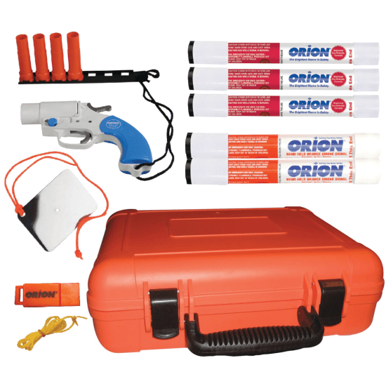 Offshore Alert/Locate Signal Kit with Accessories In Hard Floating Case