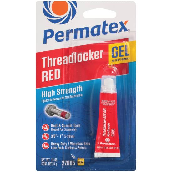 Threadlocker Gel Squeeze Permatex Fisheries Supply