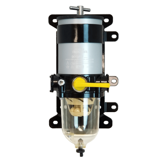 900FV Turbine Series Diesel Fuel Filters w/ Heater & Clear Bowl