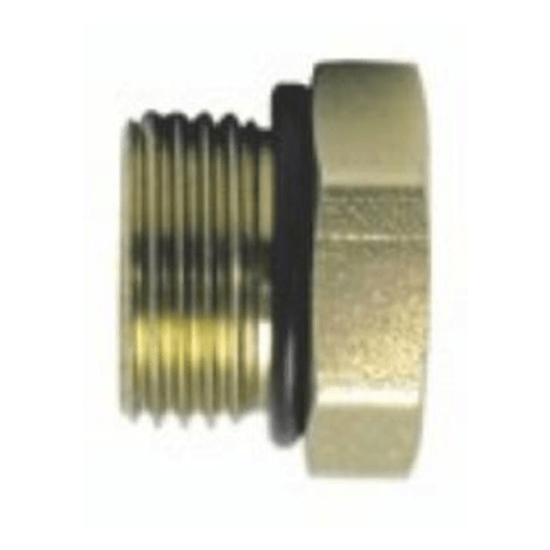 Fuel Filter Adapter Fitting of Racor Filter Fitting - 7/8" Male SAE Thread w/ O-Ring x 3/4" Female NPT