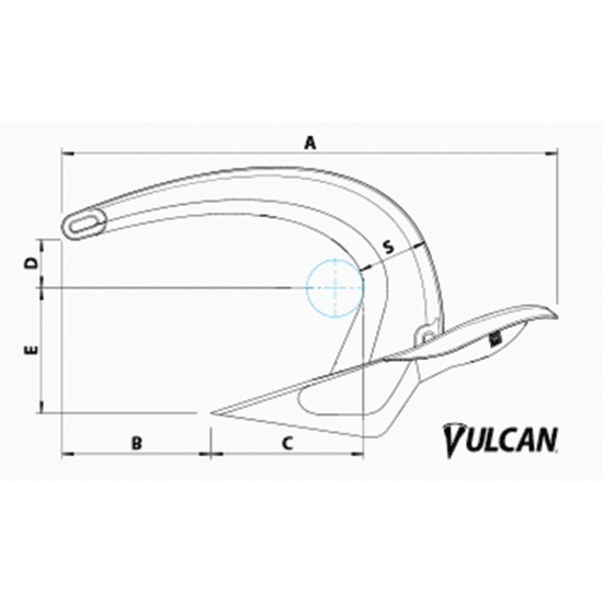 Rocna Vulcan Anchor Stainless Steel