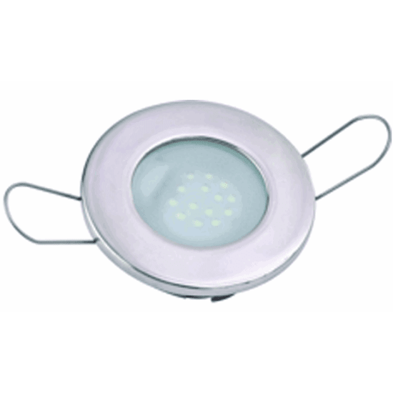 Sea-Dog Line 3-3/16" LED Recessed Mount Overhead Light - Brushed Stainless Trim