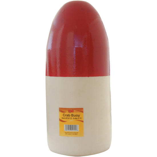 Crab Float / Buoy - Red / White