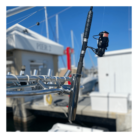 in use of TACO Marine Taco Clamp On Rod Holder