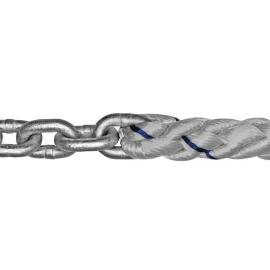 3-Strand Pre-Spliced Chain & Twisted Rope Anchor Rode