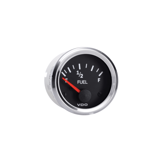 Vision Black 400 PSI Oil Pressure Gauge 12V