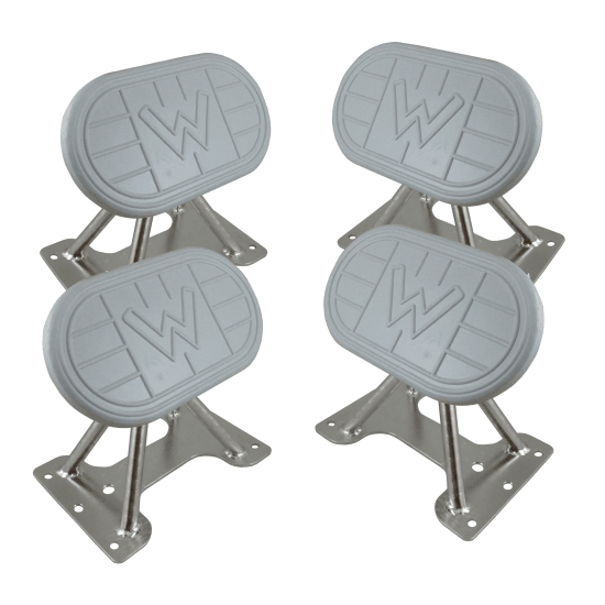 Universal Dinghy Chocks with Tilting Pads 1,000 lb Capacity