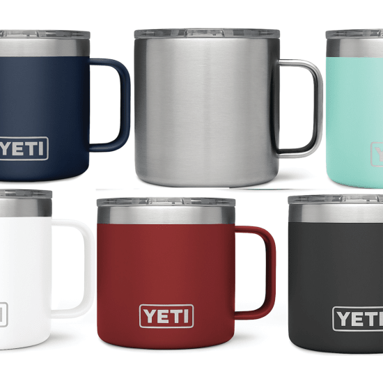 Yeti Rambler Coffee Mug 14oz Fire Red