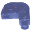 ELBOW,  MERC 55538A2 EARLY 120/160