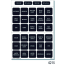 Panel Labels - Square Format, Basic Square Format Label Kit (30 Labels)
