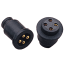 MOLDED ELECTRICAL CONNECTOR 4 PRONG