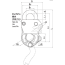 Dimensions of Asano Metal Industry Auto Shackle Type 2 - Remote Release