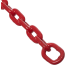 red of Greenfield Products Anchor Lead Chain 5'