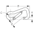 Asymmetric Snap Hook