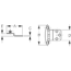 Semi-Concealed Hinge