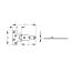 dimensions of Sea-Dog Line T-Hinge