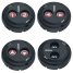 Digital Black Waterproof Switches - Dual-Function with Rotating Guard Top 1