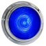 Dr LED 5-1/2" Chromed Mars LED General Purpose Dome Light - Blue / White