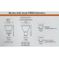 dimensions of Dr LED Magnum LED Double Contact Bayonet Bulb - Non-Indexed