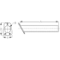 diagram of Sea-Dog Line Narrow Gunnel Rod Holder