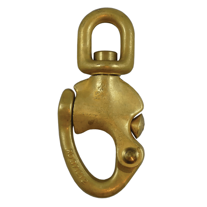 Swivel Eye Brass Snap Shackles