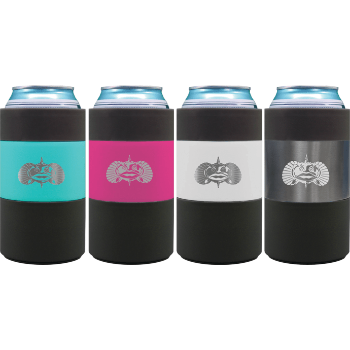 Toadfish Non-Tipping Can Cooler-12 oz. slim-Graphite
