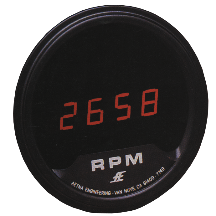 8905 Series Precision Sensitive LED Digital Tachometers Flush Mount