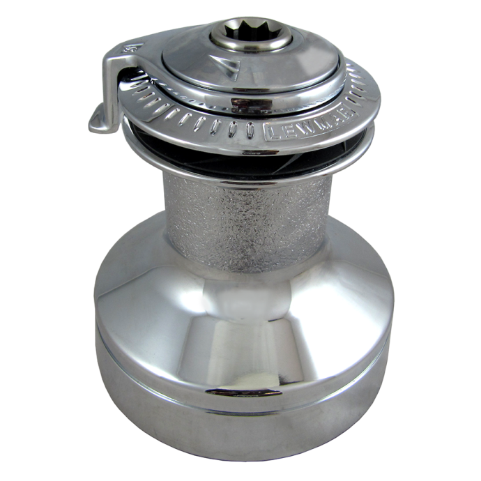 Two Speed All Chrome SelfTailing Winches Lewmar Fisheries Supply
