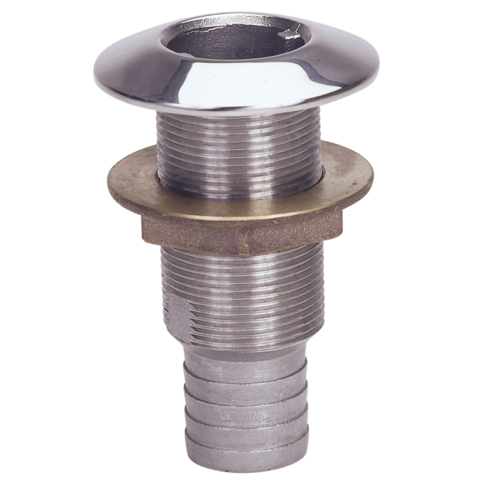 Stainless Steel Barbed Mushroom Thru Hull Marine Hardware Fisheries Supply