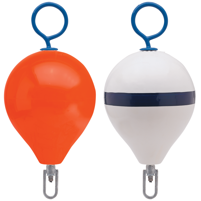 mooring buoy has what color stripe