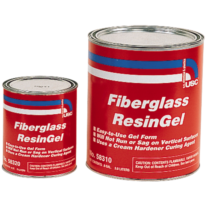 Fiberglass Resin Repair Gel US Chemicals and Plastics Fisheries Supply