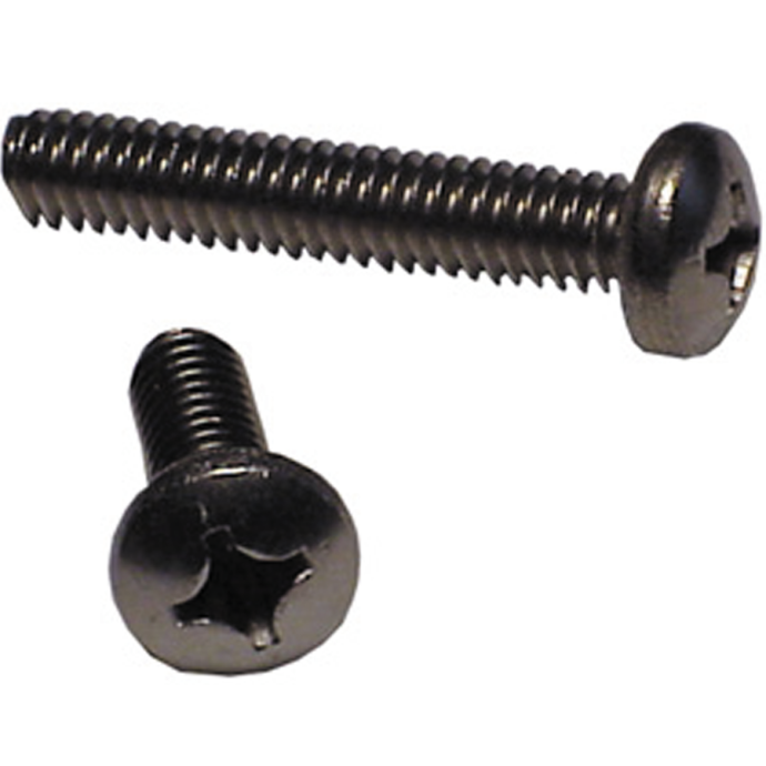 SAE Machine Screw Pan Head Phillips Fasco Fastener Fisheries Supply