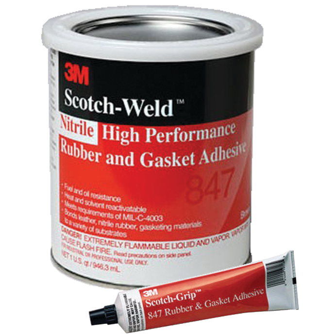 ScotchGrip No.847 Brown Rubber And Gasket Adhesive