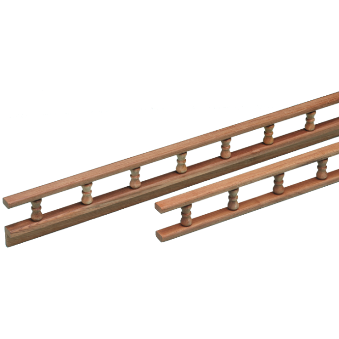 Teak Pin Rails Whitecap Industries Fisheries Supply