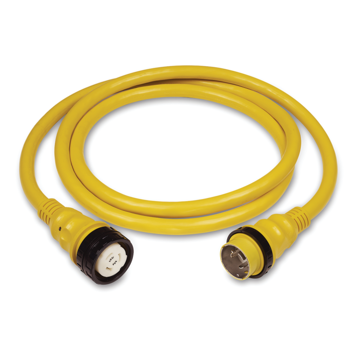 50 Amp 125/250V Power Cord Plus Cordsets - Yellow 1