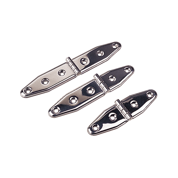STAINLESS STRAP HINGE 6-1/8IN EA