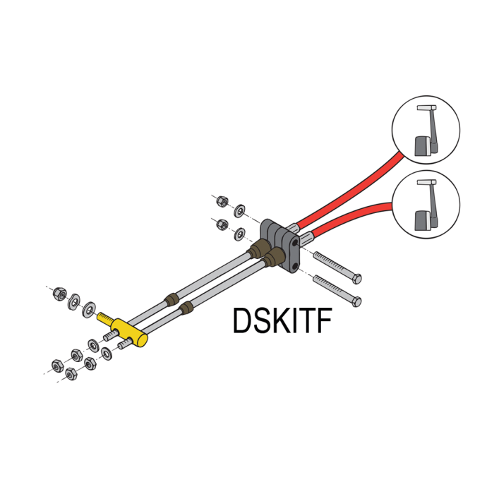 Dual Station Cable Transfer Unit - for Throttle Cables